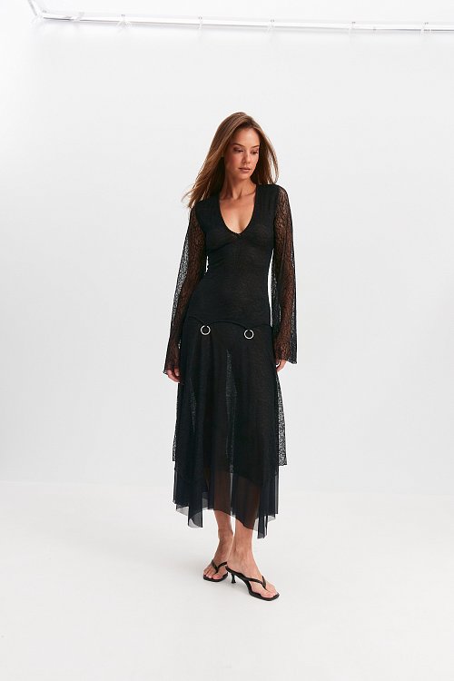 ПЛАТЬЕ ИЗ ИТАЛЬЯНСКОГО КРУЖЕВА «SALEM»