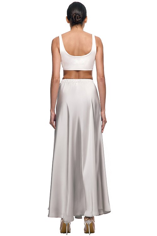 Юбка-полусолнце макси