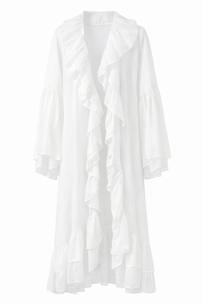 Накидка с воланами