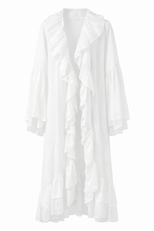 Накидка с воланами