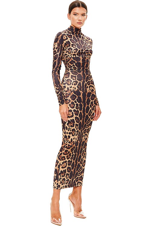 платье Passion леопардовое
