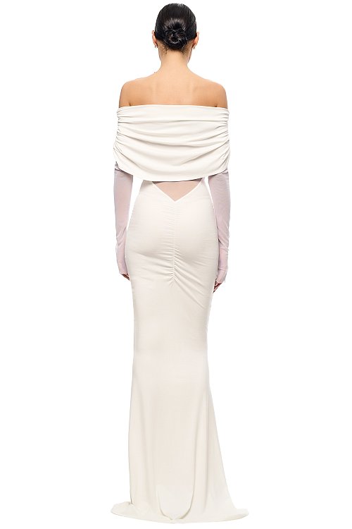 Платье "Белла" с открытой линией плеч