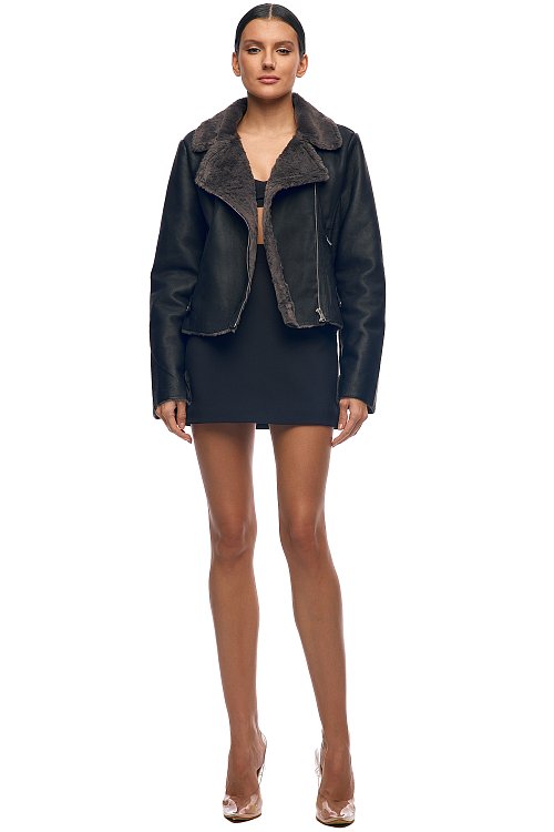 Куртка - косуха с мехом