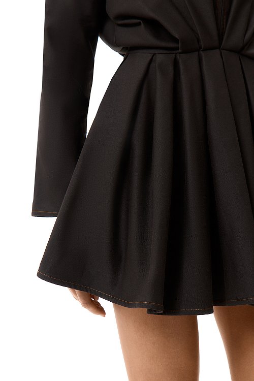 Платье мини свободного кроя