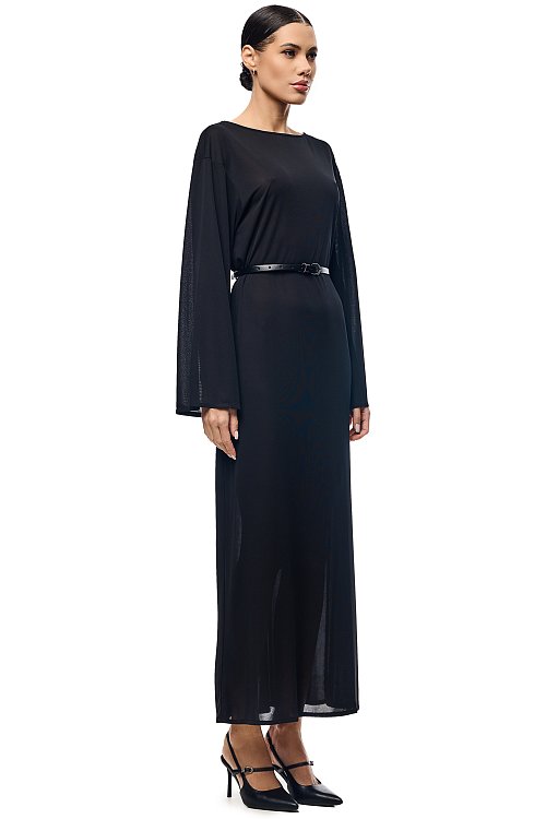 Платье- макси прямого силуэта