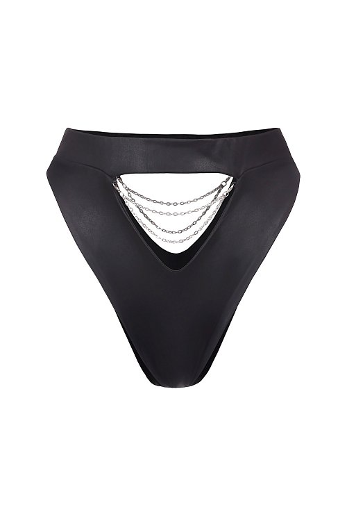 Плавки Too Chainy Leather Black